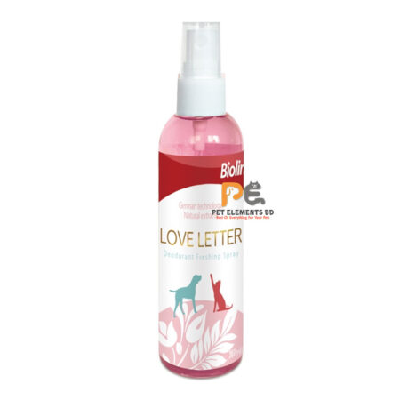 Bioline Pet Perfume Love Letter Deodorant Freshing Spray 207ml