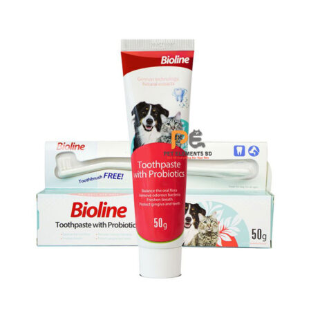 Bioline Toothpaste With Probiotics For Dogs And Cats 50g