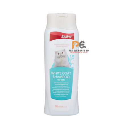 Bioline White Coat Shampoo For Cats 200ml