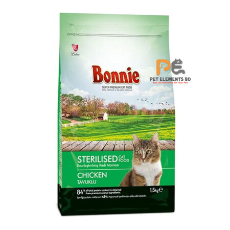 Bonnie Super Premium Sterilized Cat Food Chicken 1.5kg
