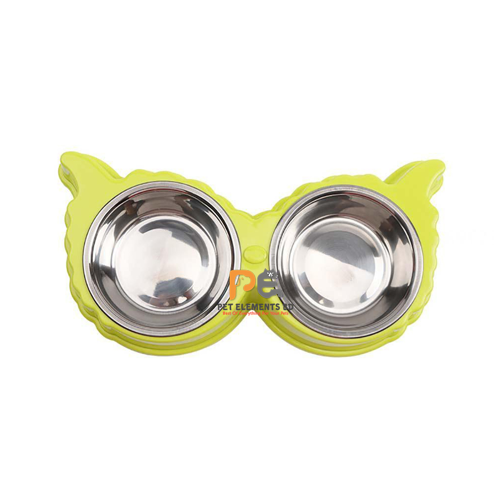 Butterfly-Shape-Stainless-Steel-Double-Feeding-Bowl-For-Cats-Green.jpg