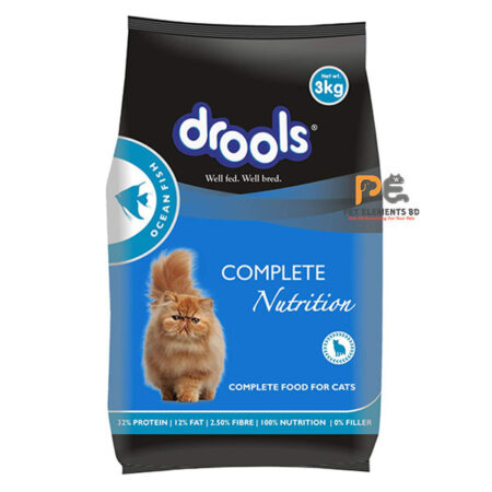 Drools Adult Dry Cat Food Ocean Fish 3kg