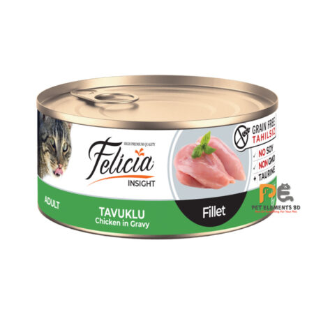 Felicia No Grain Can Adult Wet Food Chicken In Gravy 85g