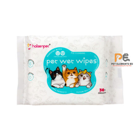 Haisenpet Anti Bacterial Pet Wet Wipes (30pcs)