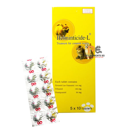 Helminticide-L Deworming Tablet For Dogs & Cats - 1 Tablet