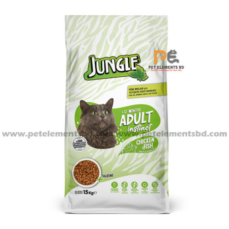 Jungle Adult Cat Food Chicken & Fish 15kg