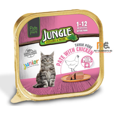 Jungle Kitten Wet Food Pate With Chicken & Milk 100g