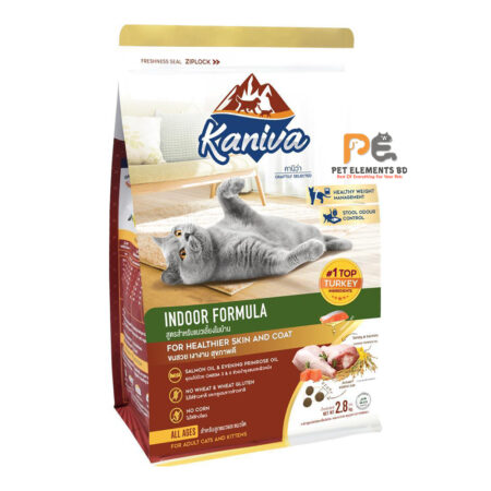 Kaniva Cat Food Indoor Formula With Turkey For Adult & Kitten 2.8kg