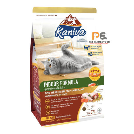 Kaniva Cat Food Indoor Formula With Turkey For Adult & Kitten 370gm