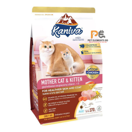 Kaniva Mother Cat & Kitten Formula With Chicken, Salmon & Rice 370gm