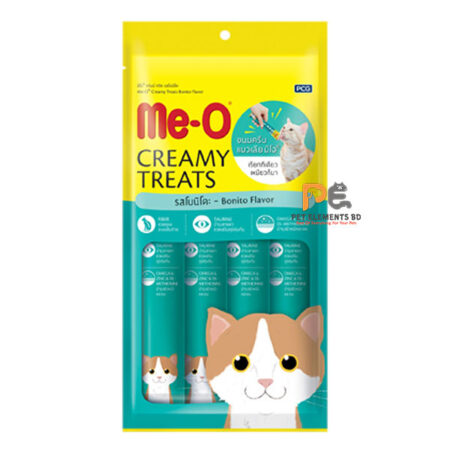 Me-O Lickable Creamy Cat Treat Bonito Flavour 4 x 15g