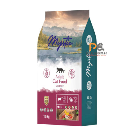 Mystic Super Premium Low Grain Adult Cat Food Gourmet 1.5Kg