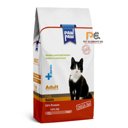Paw Paw Adult Cat Food Fish 1kg