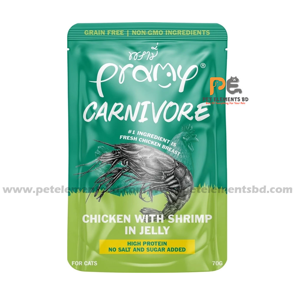 Pramy-Carnivore-Cat-Pouch-Chicken-With-Shrimp-In-Jelly-70gm.jpg