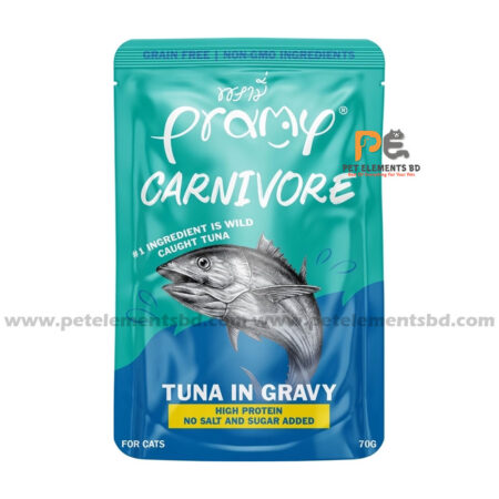 Pramy Carnivore Cat Pouch Tuna In Gravy 70gm