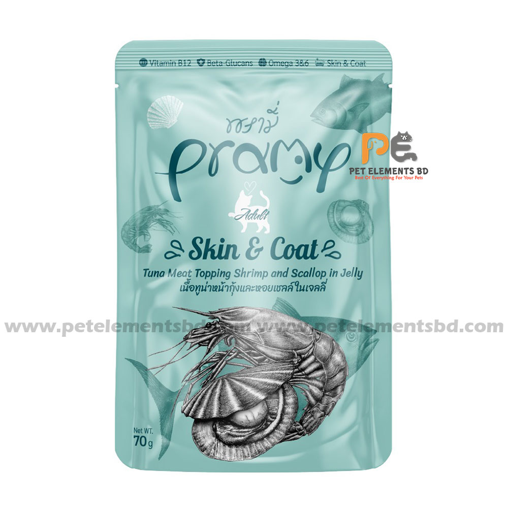 Pramy-Skin-Coat-Cat-Pouch-Tuna-Meat-Topping-Shrimp-Scallop-In-Jelly-70gm.jpg