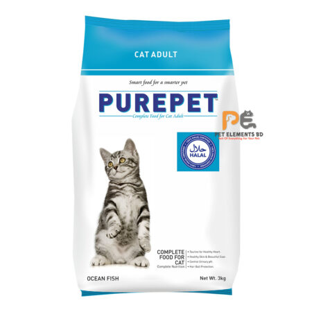 Purepet Adult Dry Cat Food Ocean Fish 3kg