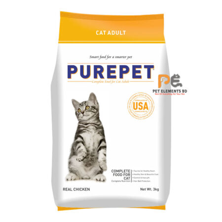 Purepet Adult Dry Cat Food Real Chicken 3kg