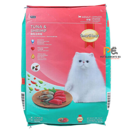 SmartHeart Adult Dry Cat Food Tuna & Shrimp 7kg