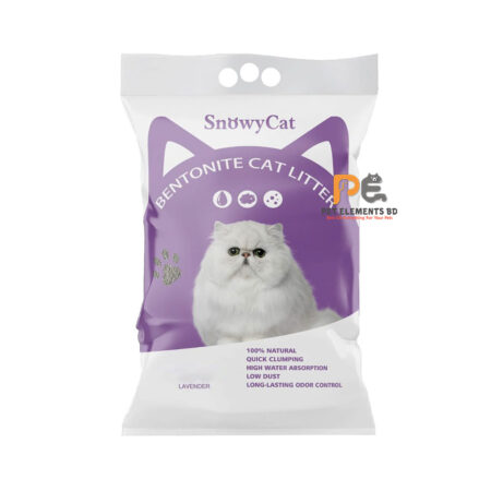 SnowyCat Bentonite Cat Litter Lavender 25L