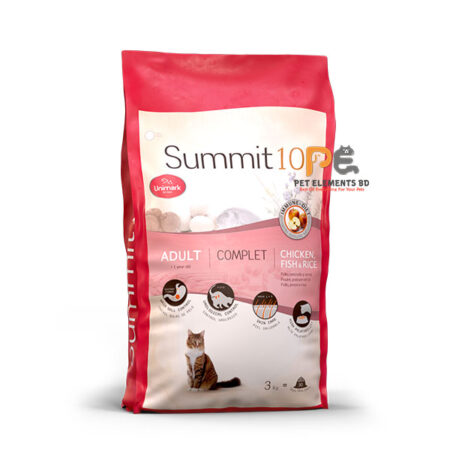 Summit 10 Life Stages Adult Dry Cat Food Chicken, Fish & Rice 3kg