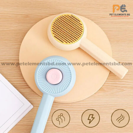 Swirl Pet Grooming Brush Self Cleaning Slicker For Removing Hair For Dogs & Cats