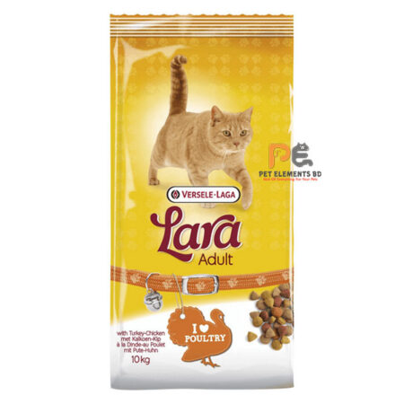Versele Laga Lara Poultry Adult Dry Cat Food Turkey & Chicken 10kg