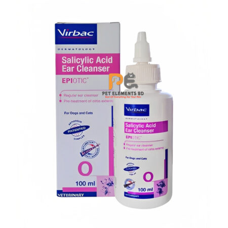 Virbac Epiotic Salicylic Acid Ear Cleanser For Dogs & Cats 100ml
