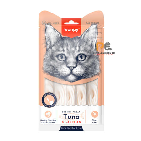 Wanpy Creamy Cat Treats With Tuna & Salmon 70g