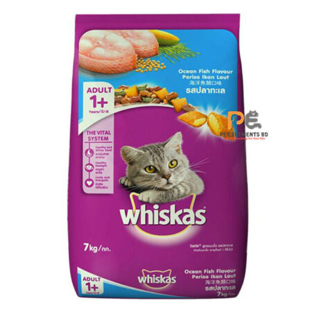 Whiskas Adult Dry Cat Food Ocean Fish 7kg