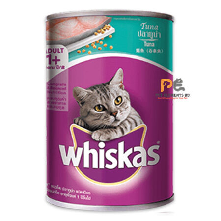 Whiskas Can Adult Wet Cat Food Tuna In Jelly 400g